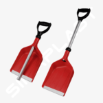 Folding snow shovel